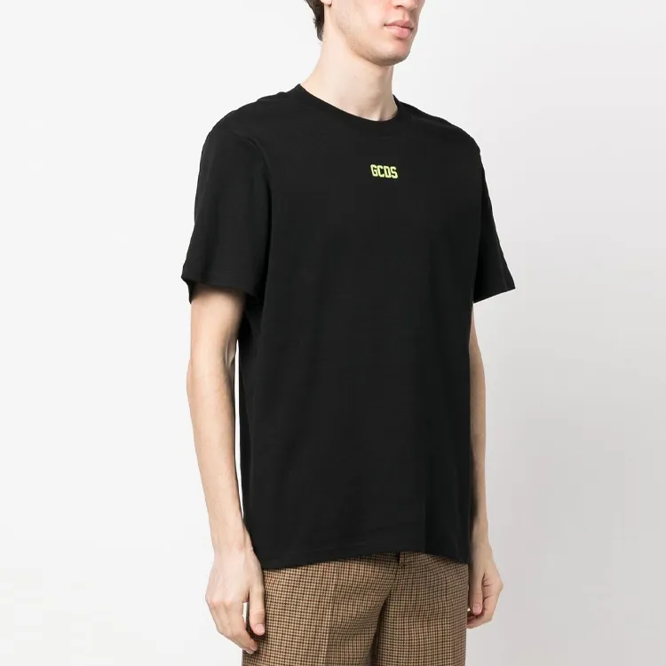 GCDS Logo print Crew neck T shirt-3