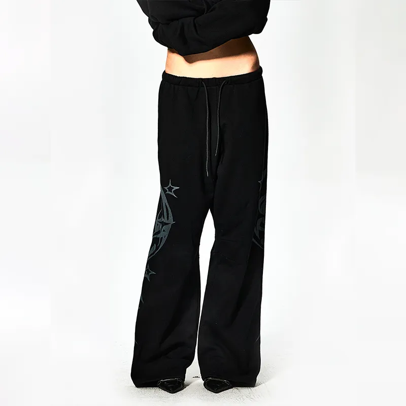 DND4DES Casual Pants Unisex Black-2