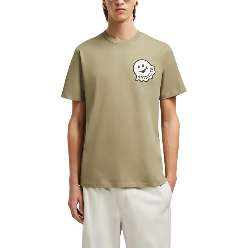 Moncler Logo Patch Crewneck T Shirt-1