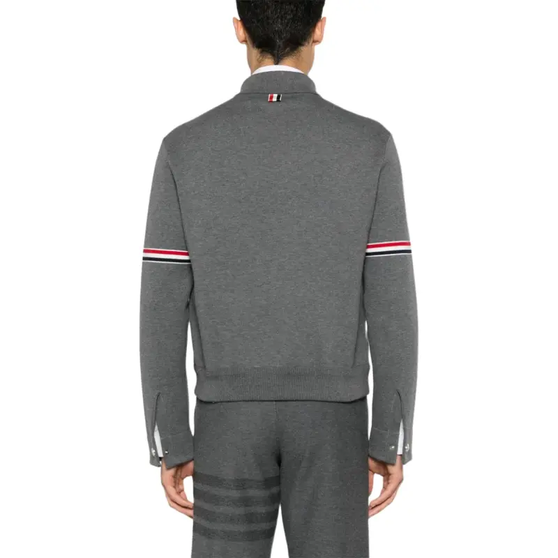 THOM BROWNE RWB stripe Zip up Jacket-3
