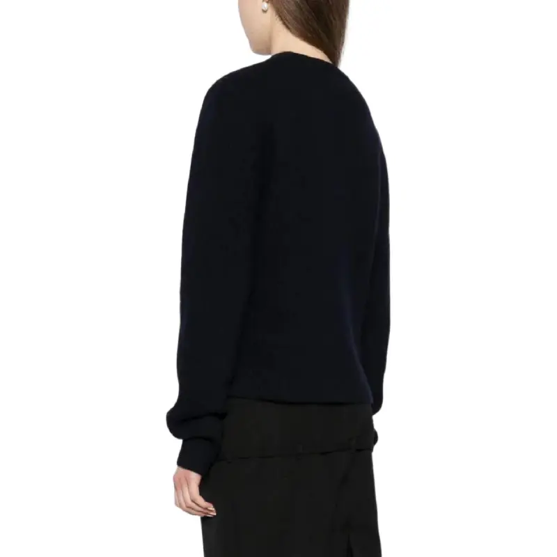 TOTEME Cropped Crew Neck Jumper-2