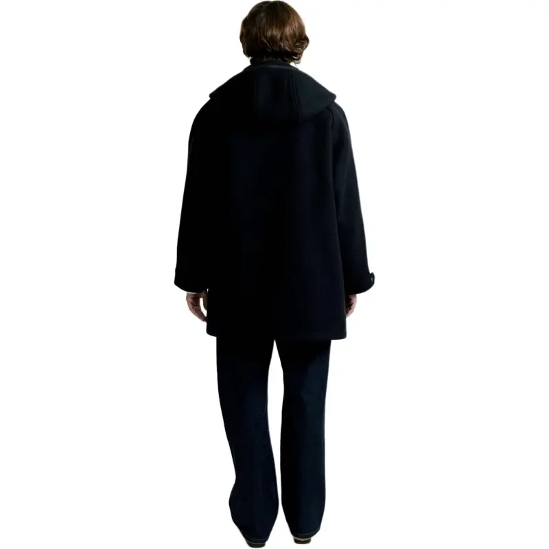 NOTHING WRITTEN FW24 Hanson Hoodie Parka Coats Women's Dark Navy/Dark Blue-2