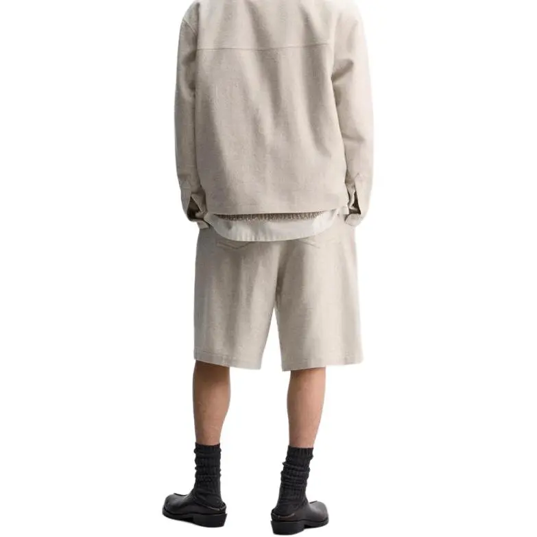 Nanushka X ZARA Nanushka Collaboration Casual Shorts Men Beige-2