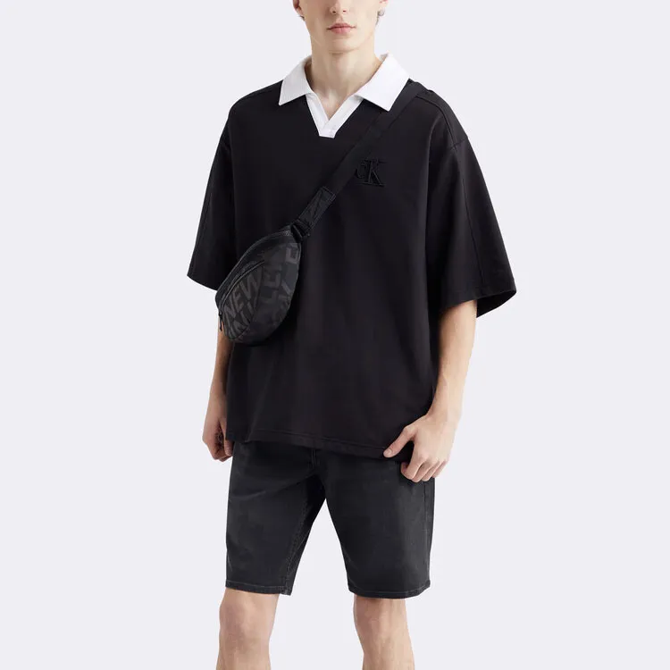 CALVIN KLEIN Denim Shorts Men's Black-4