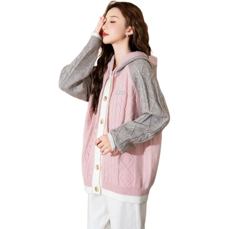 Tonlion Knitwear Women's Light Pink-3