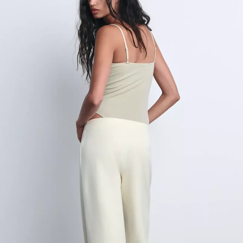 ZARA Bodysuits Women's Beige-2