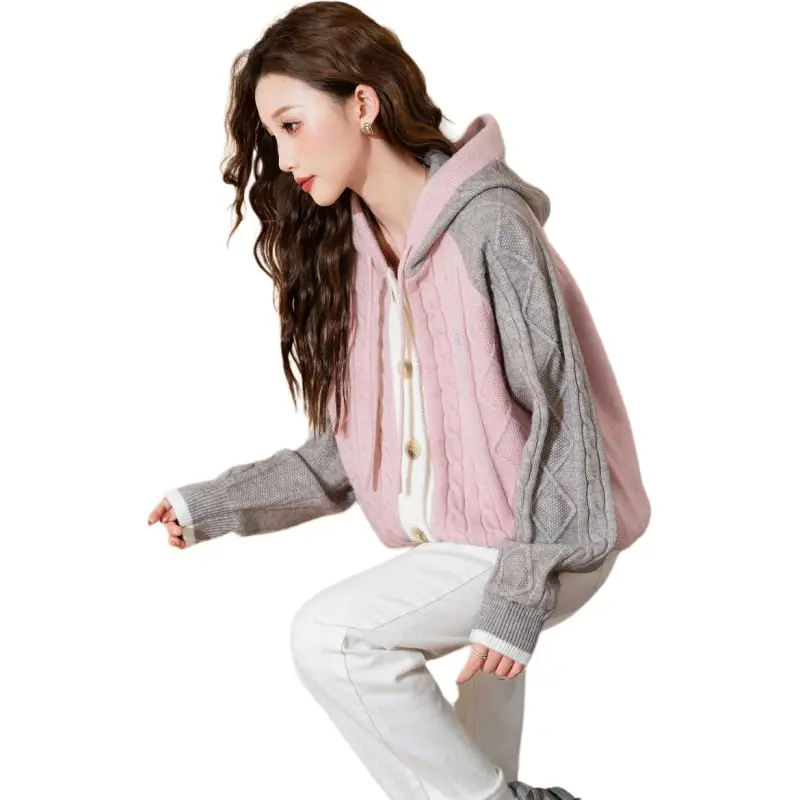 Tonlion Knitwear Women's Light Pink-2