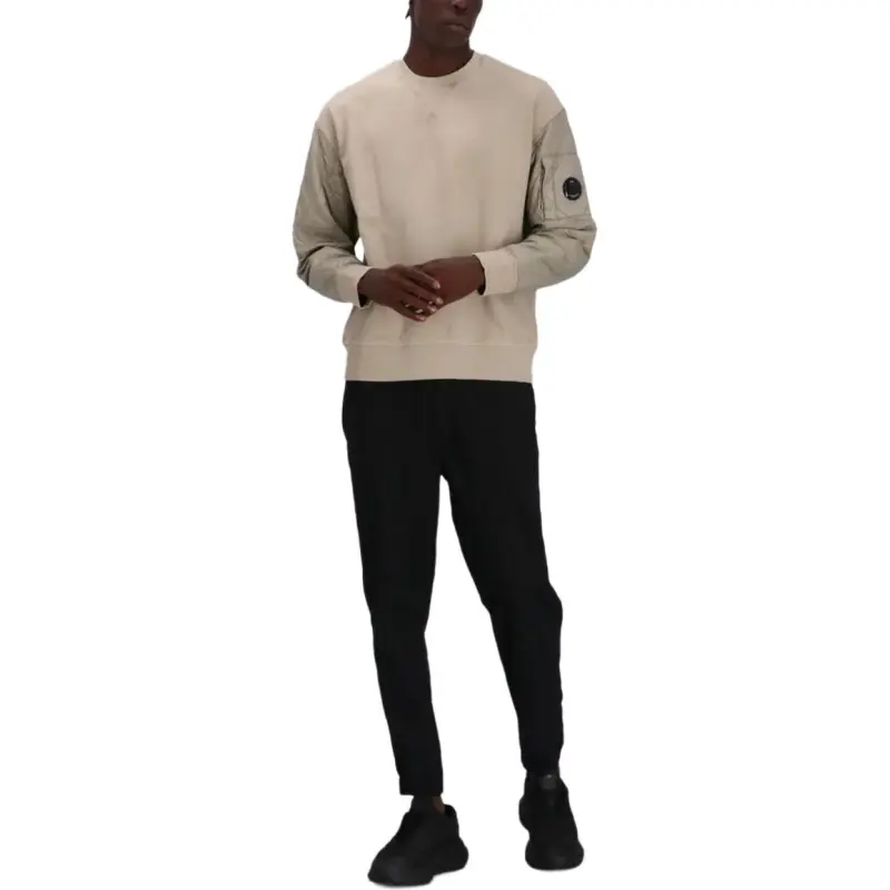 C.P.Company Quilted panel Jersey fleece Sweatshirt-3