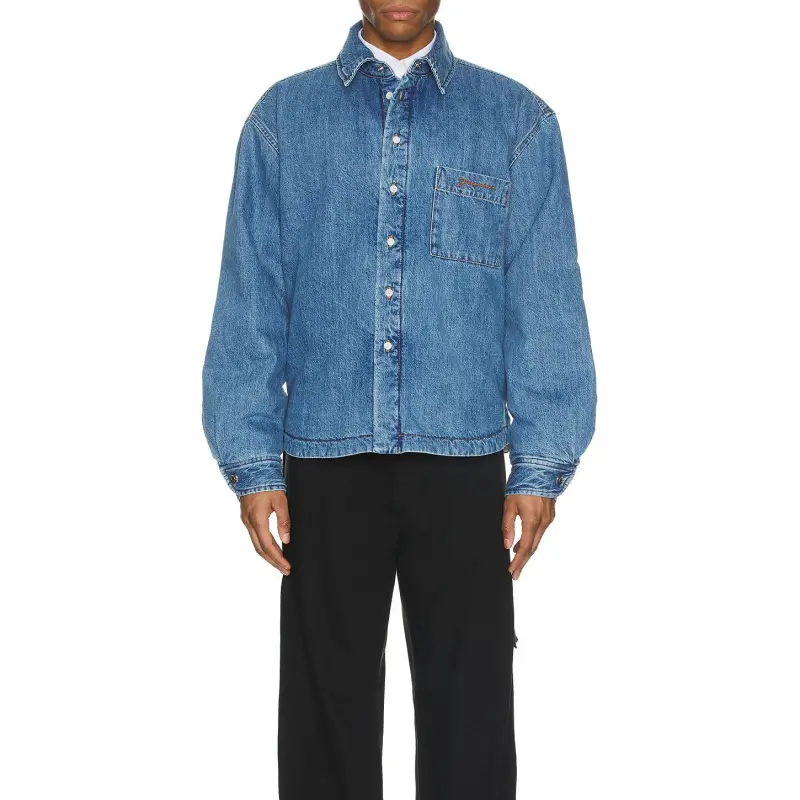 Jacquemus Denim Jacket Men's Blue-2