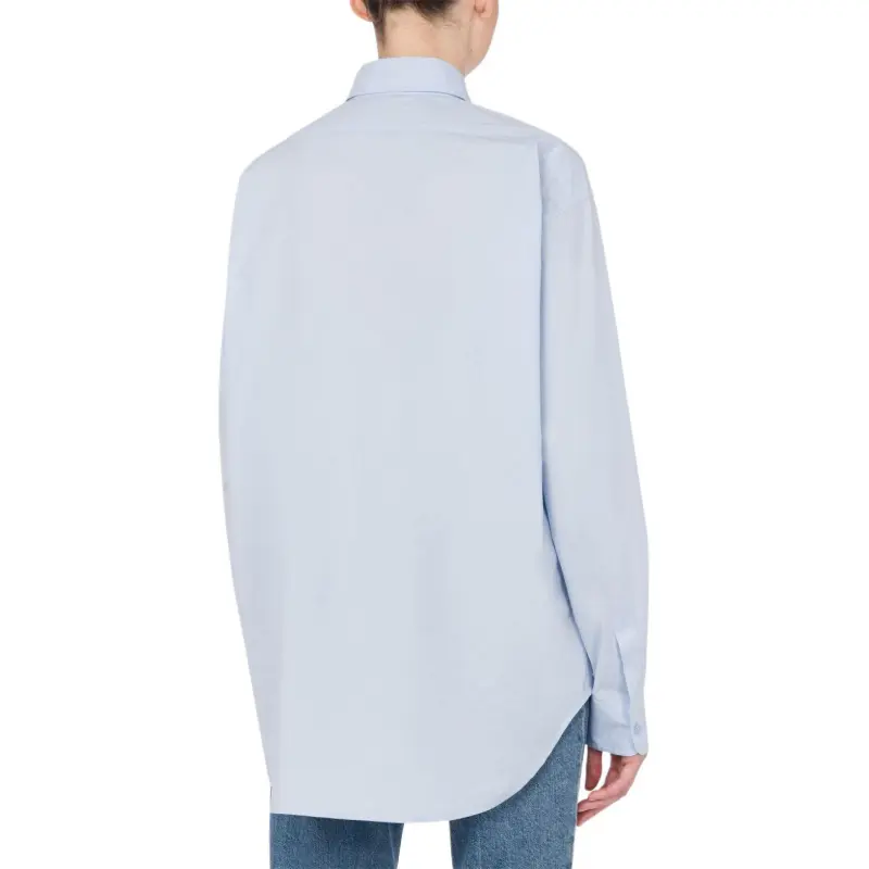 MOSCHINO Office Inspiration Stretched Poplin Shirt-1