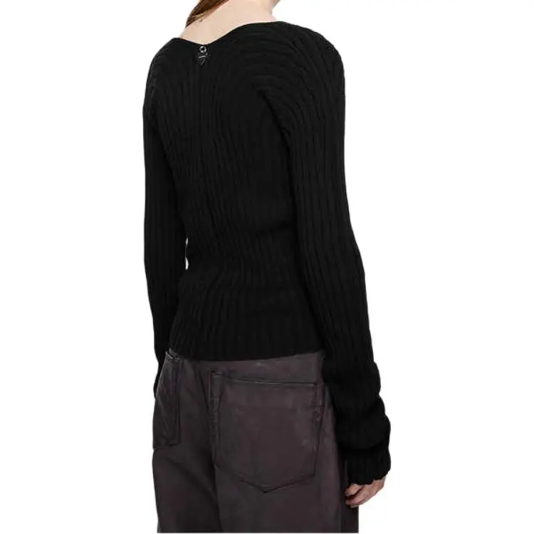 Acne Studios Button Up Rib Cardigan-2