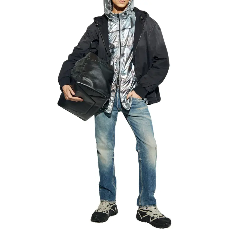 DIESEL J Otte Metallic Effect Hooded Jacket-1