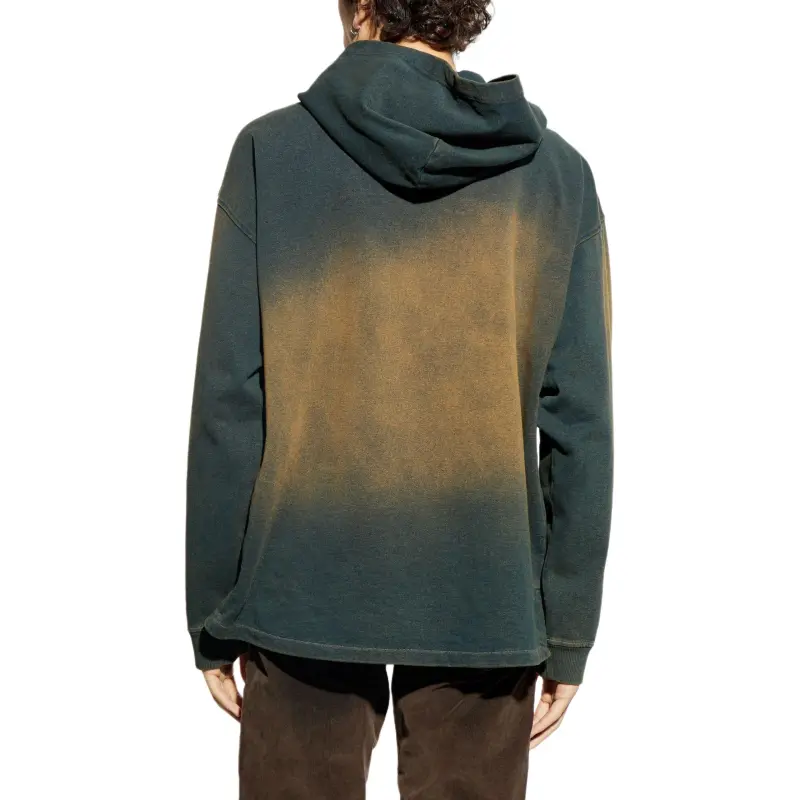 DIESEL S Blaxt Hood Zip Logo Embroidered Hoodie-1