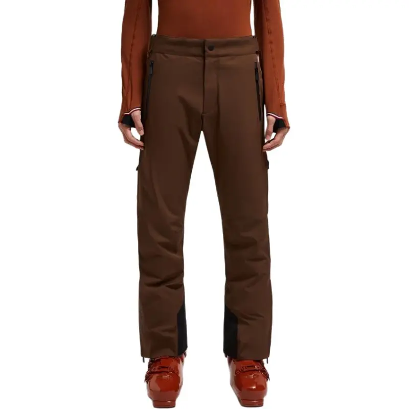 Moncler Ski Pants Men Brown-2