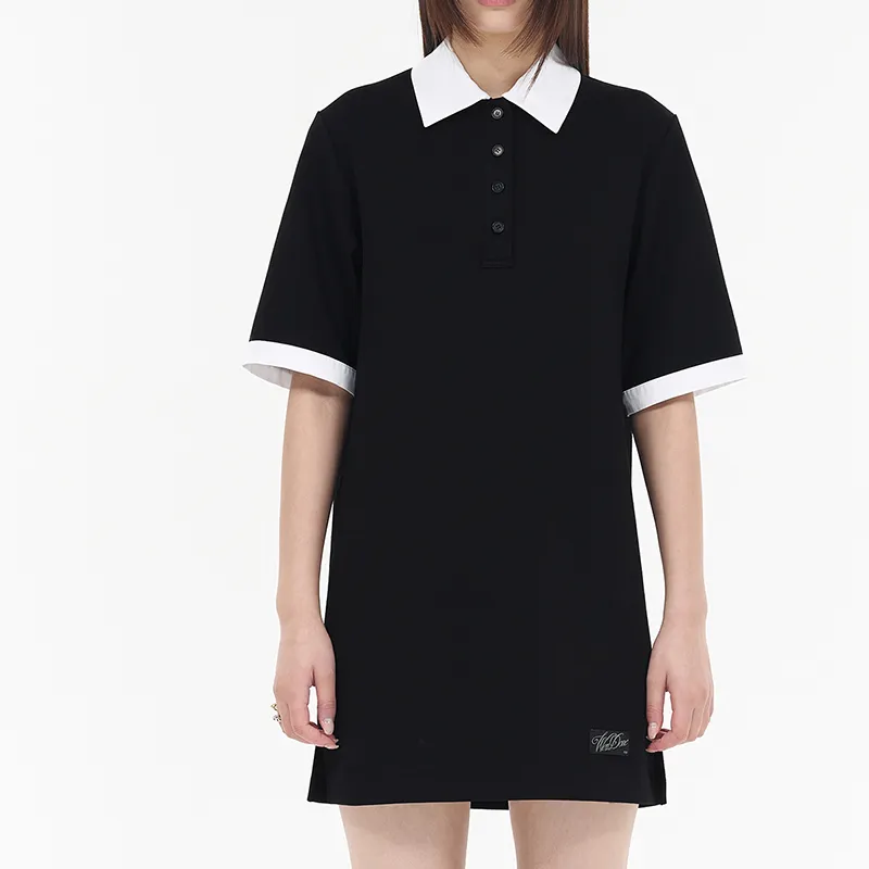 WE11DONE Polo Mini Dress-3