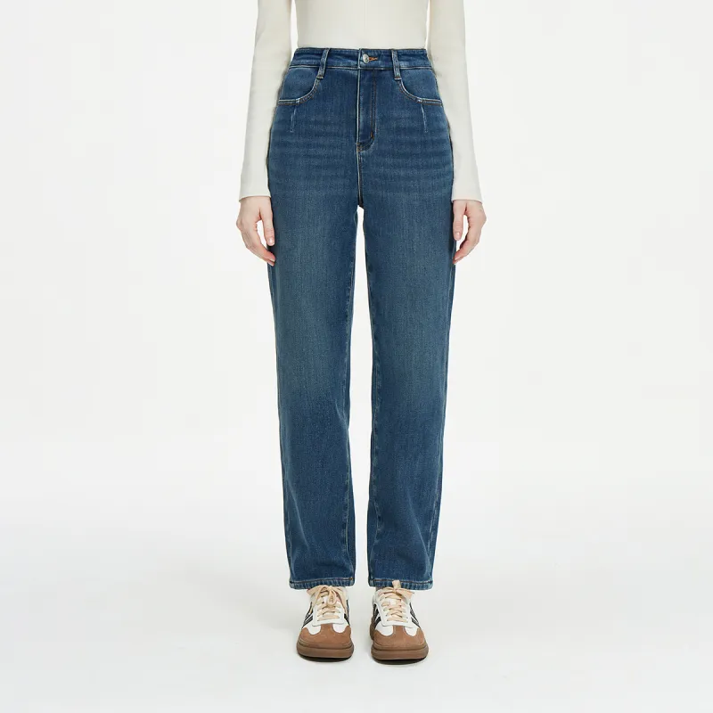 FANSILANEN Casual Pants Women's Blue-3