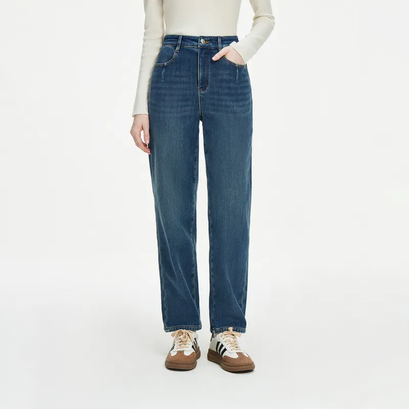 FANSILANEN Casual Pants Women's Blue-1