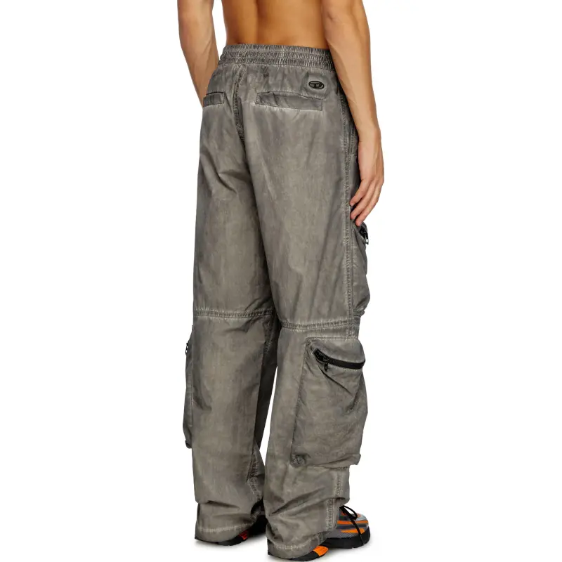 DIESEL Cargo Pants Men Gray-3