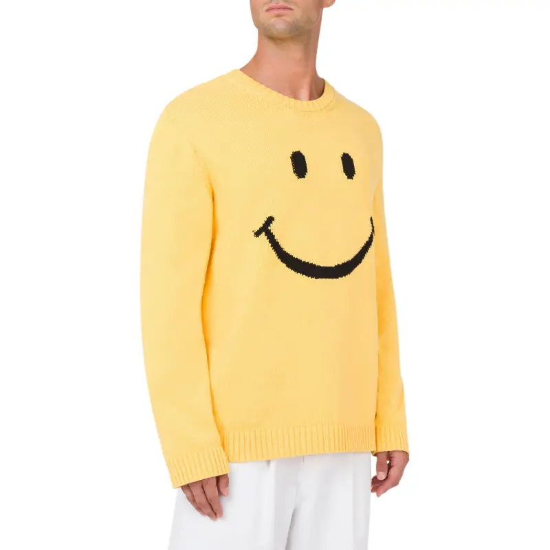 MOSCHINO Logo Embroidered Crewneck Jumper-1