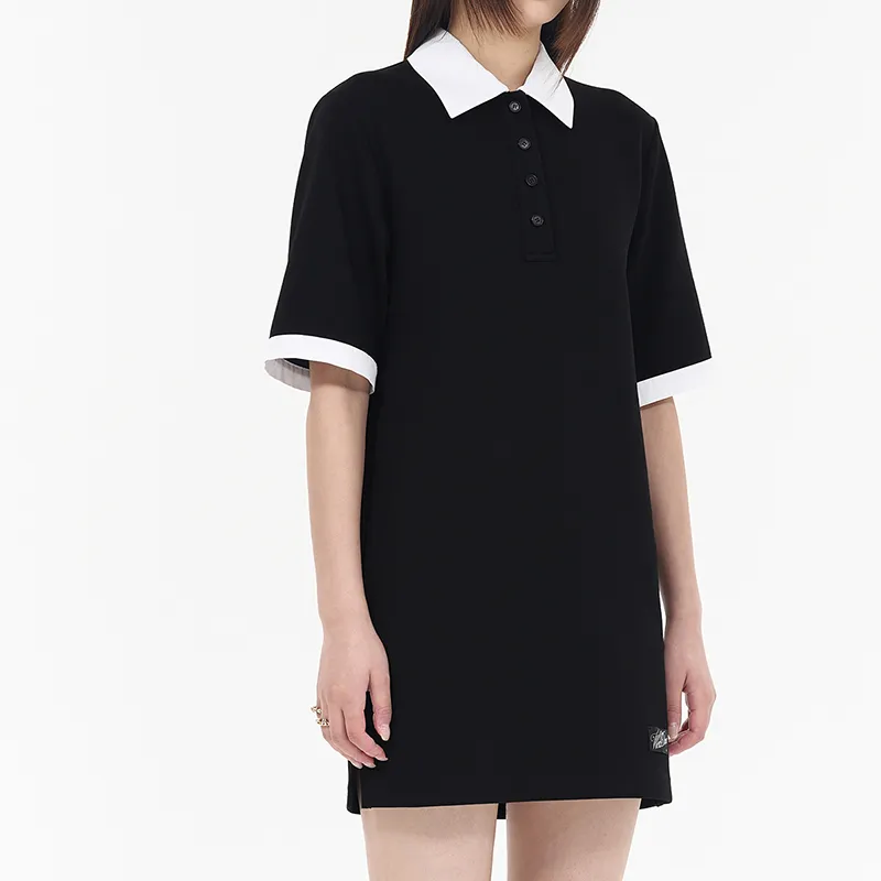 WE11DONE Polo Mini Dress-4