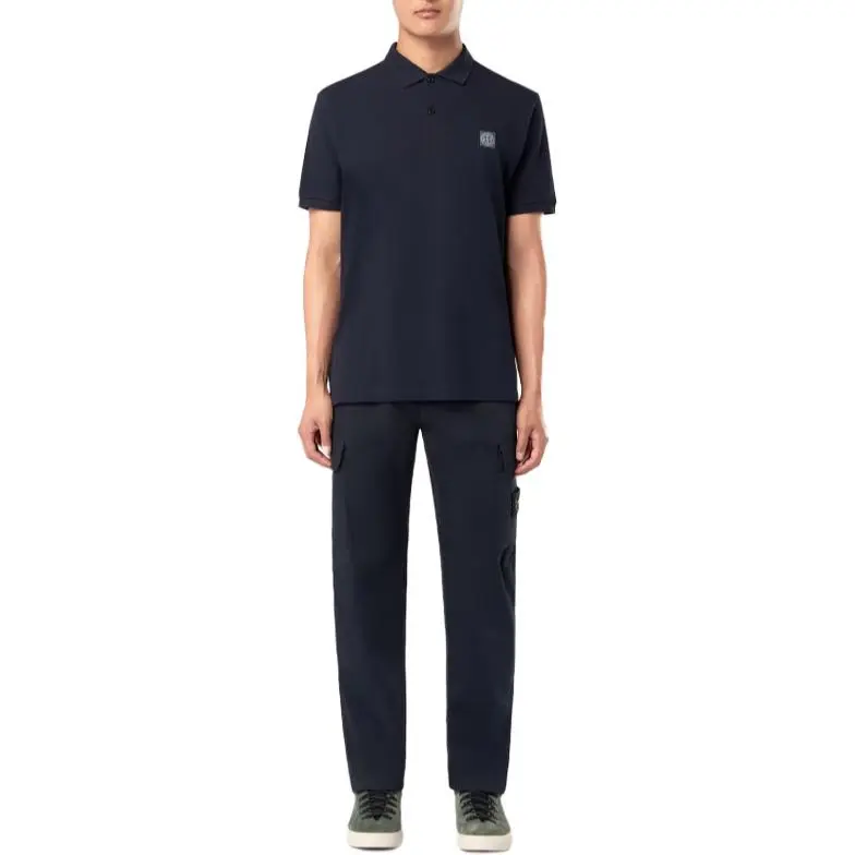 STONE ISLAND Polo Shirt Men's Marine Blue-2