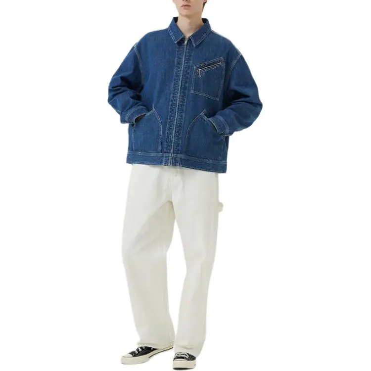 Lee Denim Jackets Unisex Blue-7