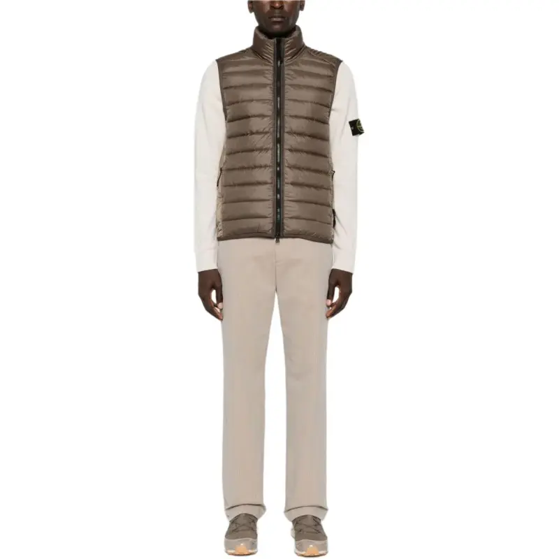 STONE ISLAND High Neck Quilted Gilet-4