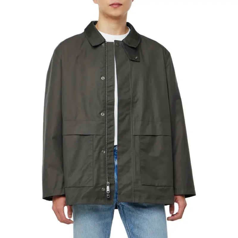 CALVIN KLEIN Jackets Coats Men's Charcoal Gray-4