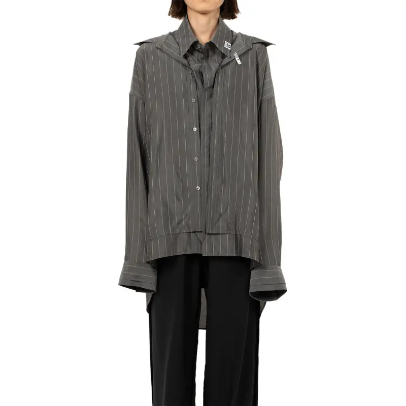 Maison Mihara Yasuhiro SS25 Shirt Women's Gray-4