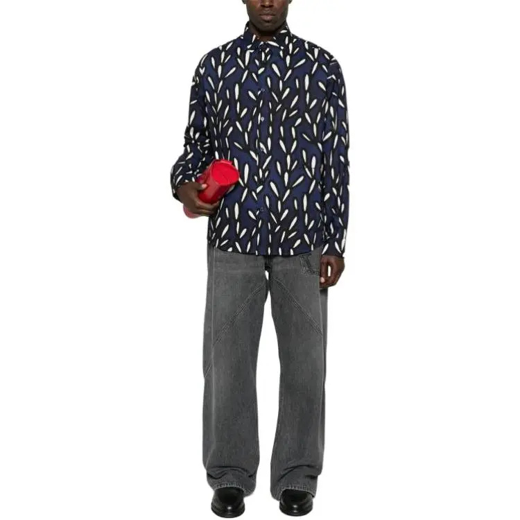 Jacquemus La Chemise Simon Graphic Printed Shirt-2