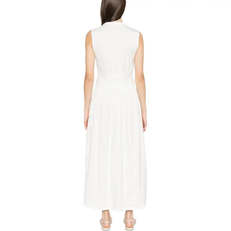 TOTEME Crewneck Sleeveless Maxi Dress-2
