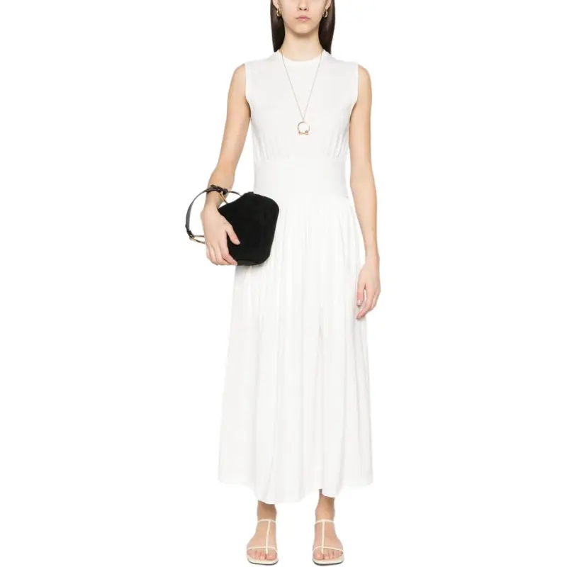 TOTEME Crewneck Sleeveless Maxi Dress-1