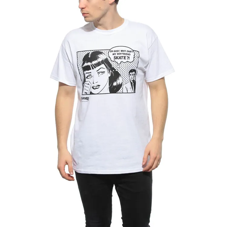 Thrasher T Shirt US Version Unisex White-2