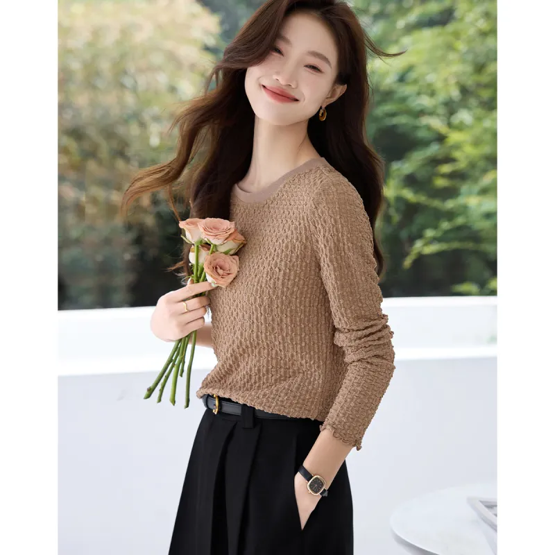 Mo Han Yi Mei T Shirt Women's Milk Tea-2