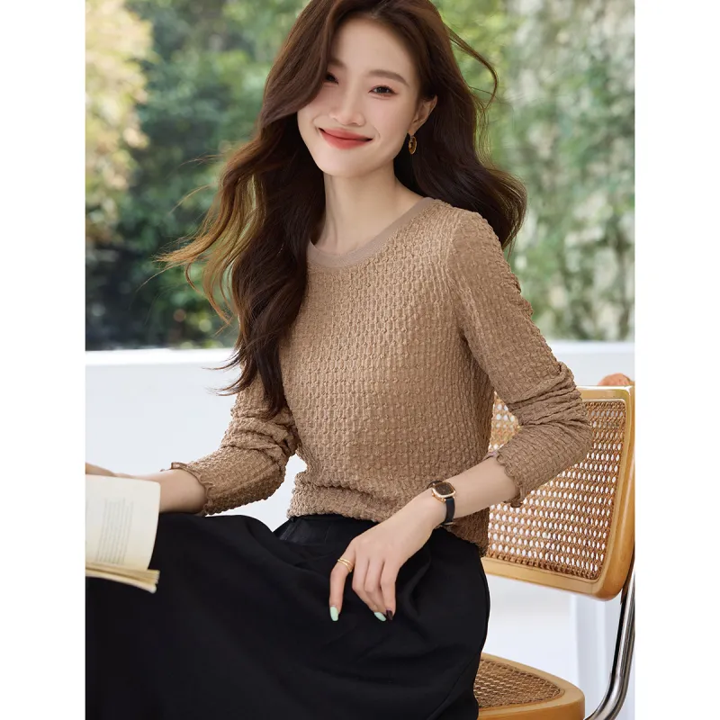 Mo Han Yi Mei T Shirt Women's Milk Tea-4