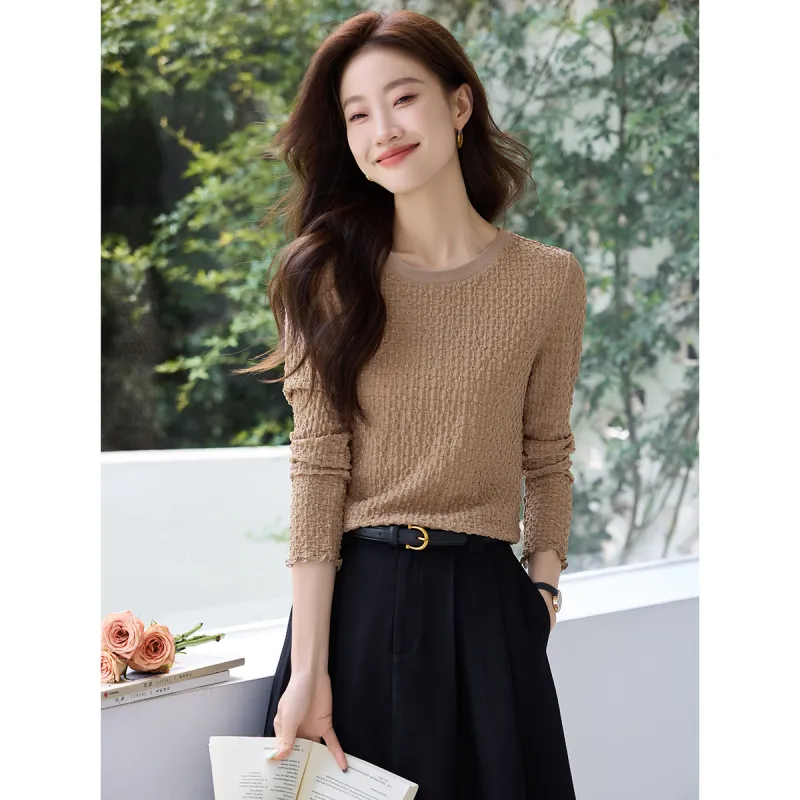 Mo Han Yi Mei T Shirt Women's Milk Tea-3