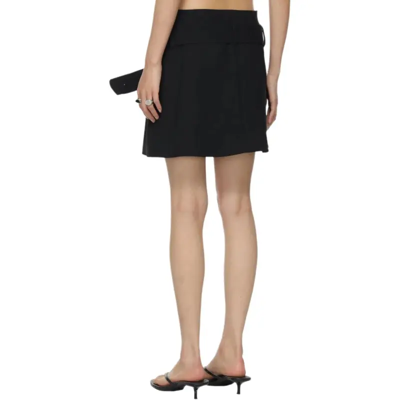 LOW CLASSIC Belted Mini Skirt-2