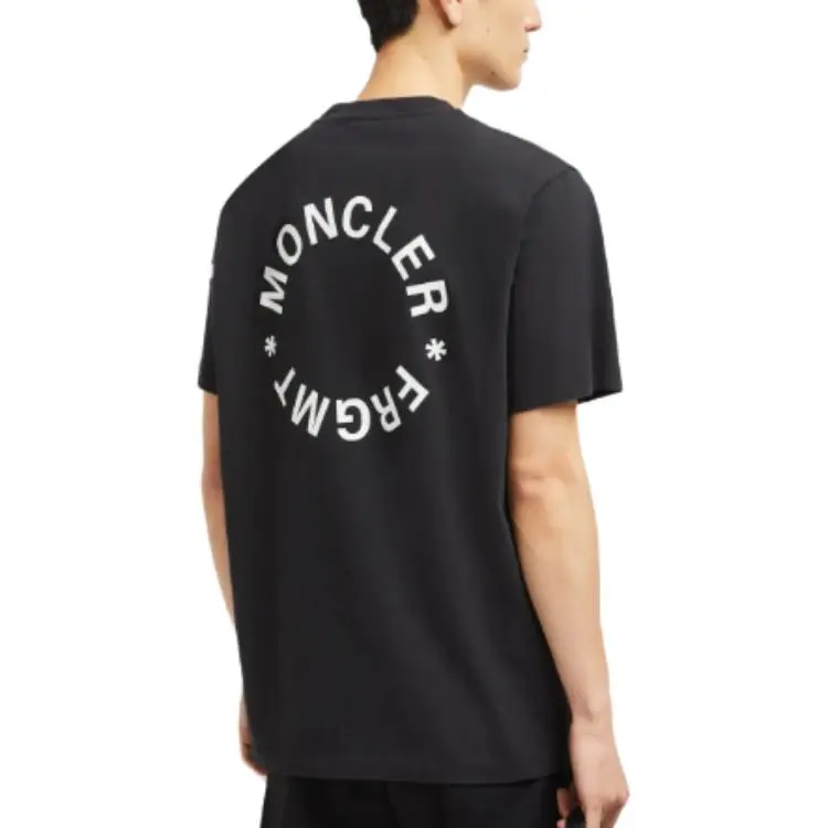 MONCLER GENIUS Moncler X Fragment Hiroshi Fujiwara Maxi Logo T Shirt-3