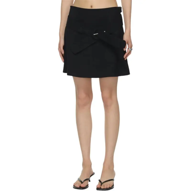 LOW CLASSIC Belted Mini Skirt-4