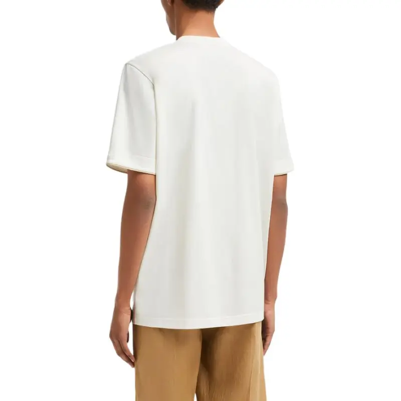 Moncler Logo Embroidered Crewneck T Shirt-2