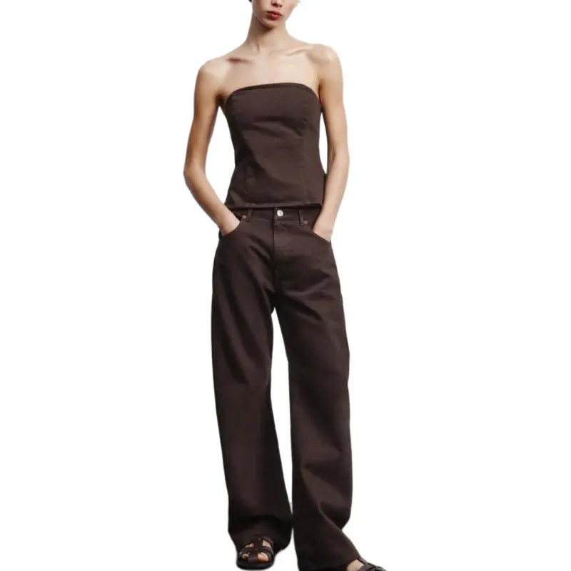 ZARA Jeans Women's Brown-2