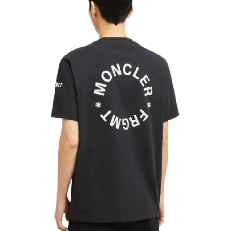 MONCLER GENIUS Moncler X Fragment Hiroshi Fujiwara Maxi Logo T Shirt-2