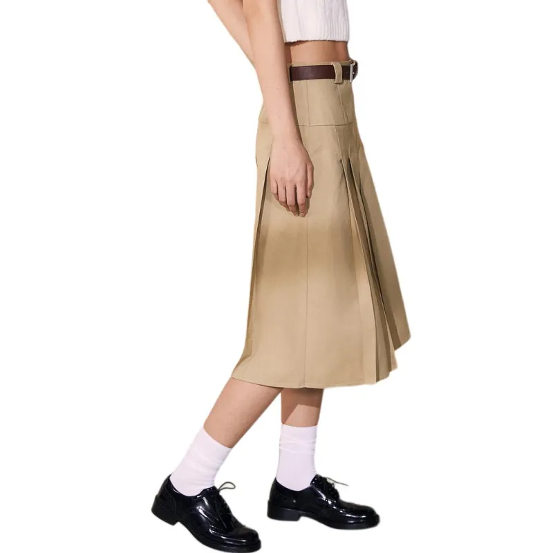 H&M Casual Long Skirts Women's Beige-4