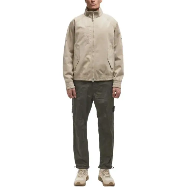 STONE ISLAND Logo Patch Zipped Jacket-1
