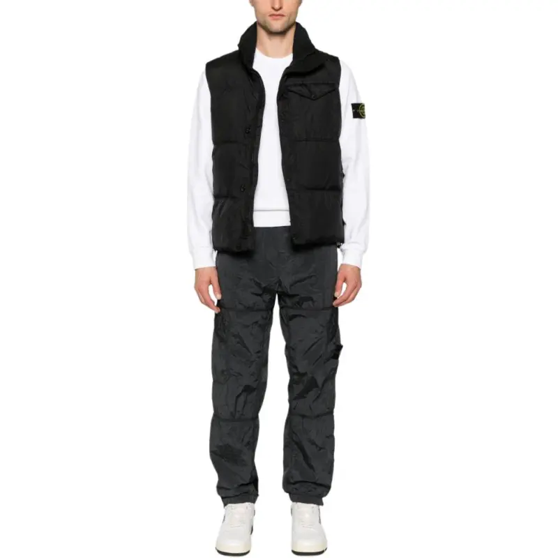 STONE ISLAND Fleece Garment Dyed Crewneck-6