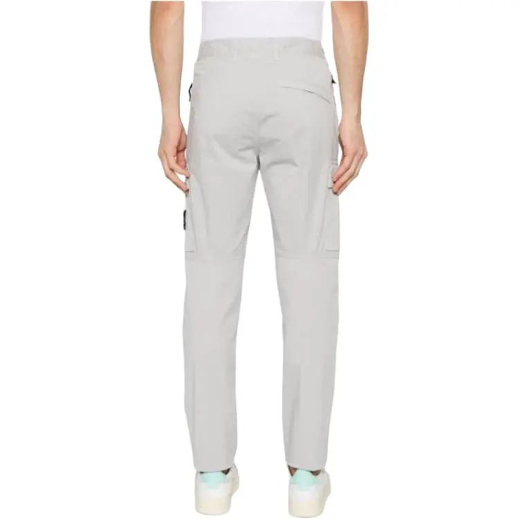 STONE ISLAND Twill Cargo Trousers-3