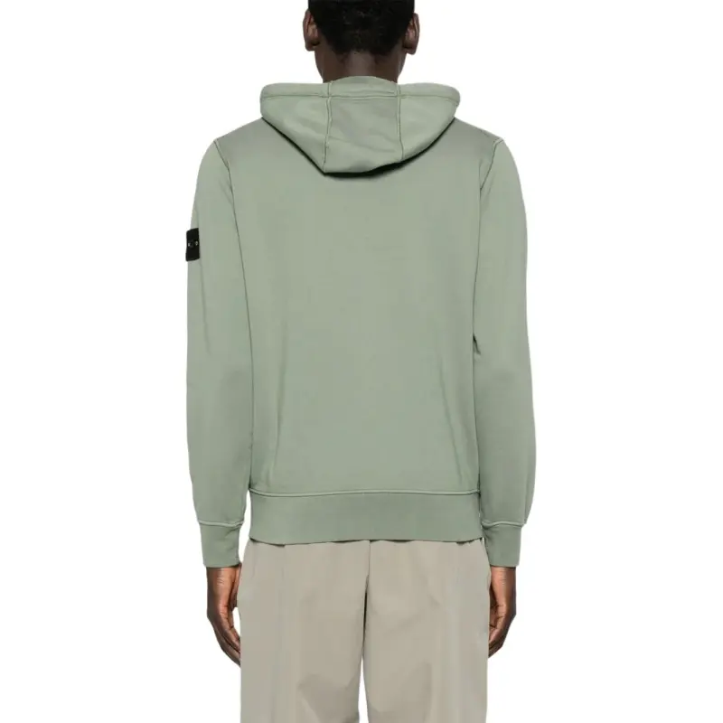 STONE ISLAND Compass Patch Zip Up Hoodie-2