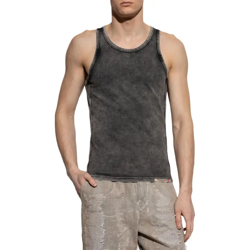 DIESEL Tank Tops Men Black-2
