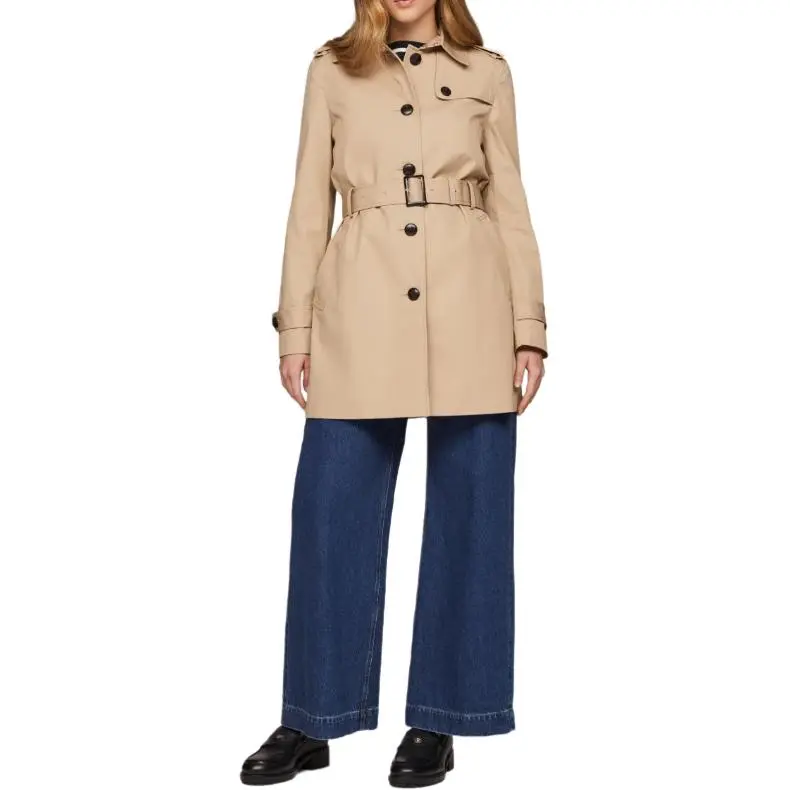 Tommy Hilfiger Trench Coat Women's Beige-3