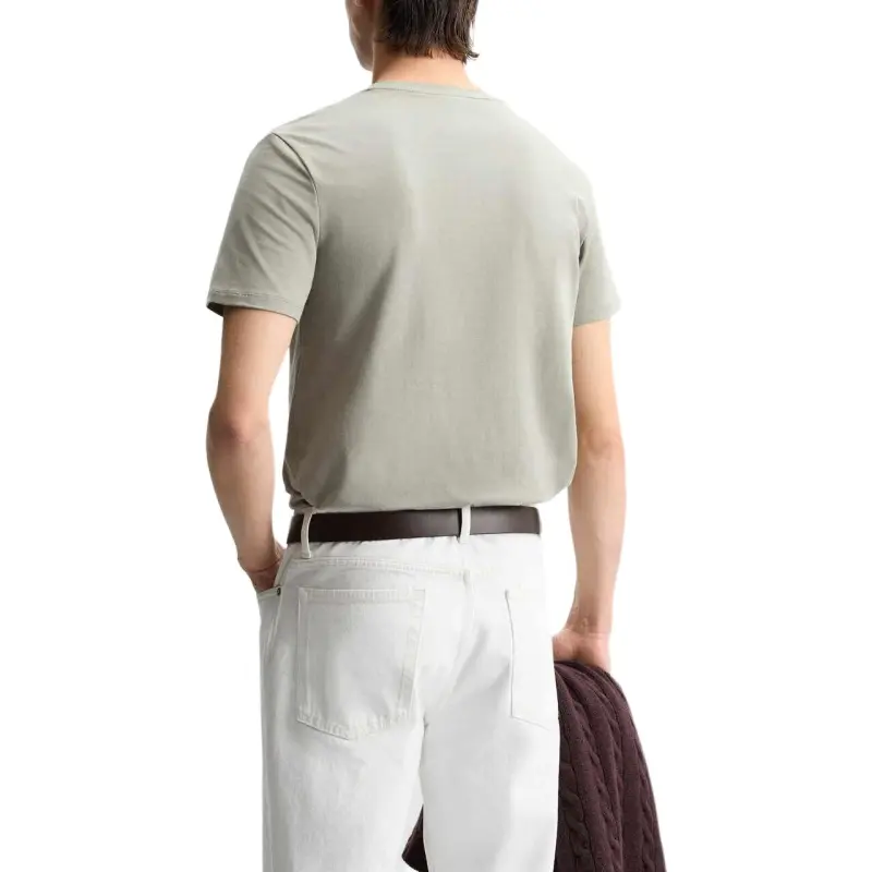 ZARA T Shirts Men Light Mink-1